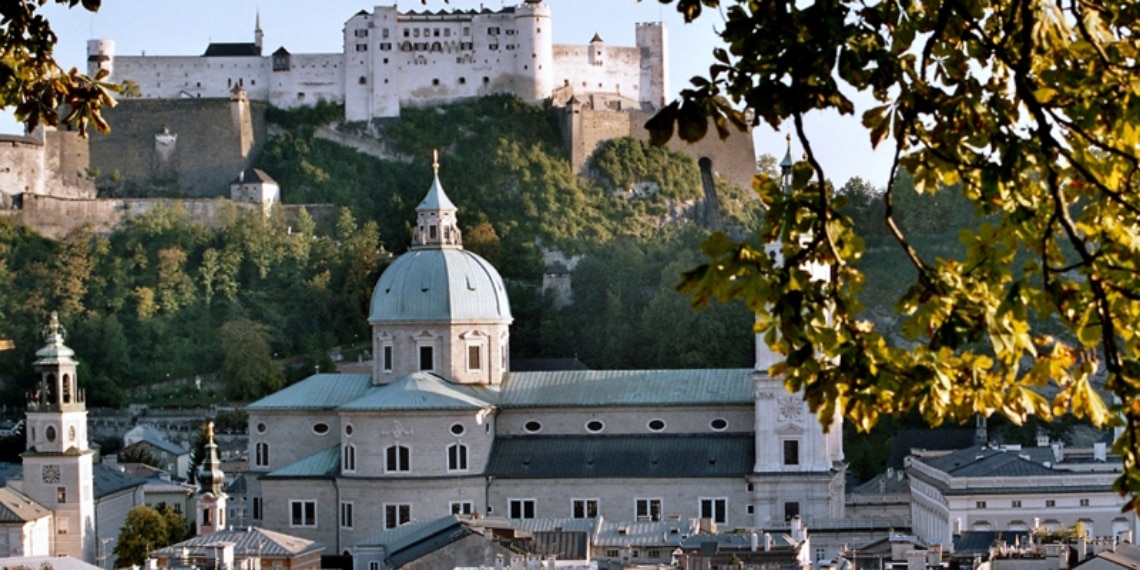 Die Festung Hohensalzburg in Salzburg