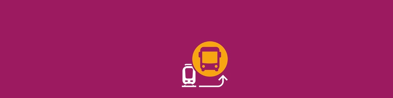 Icon für Ersatzverkehr mit Bussen