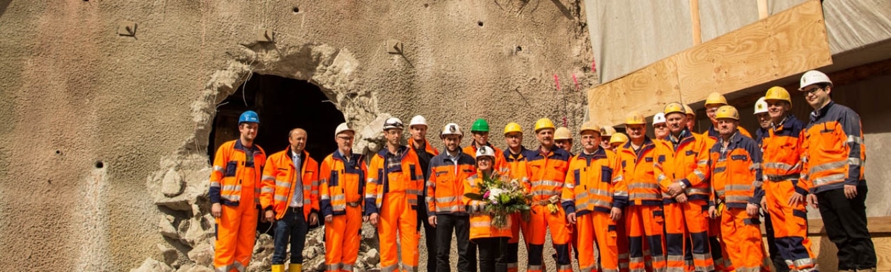 Tunneldurchstich Zierenberg