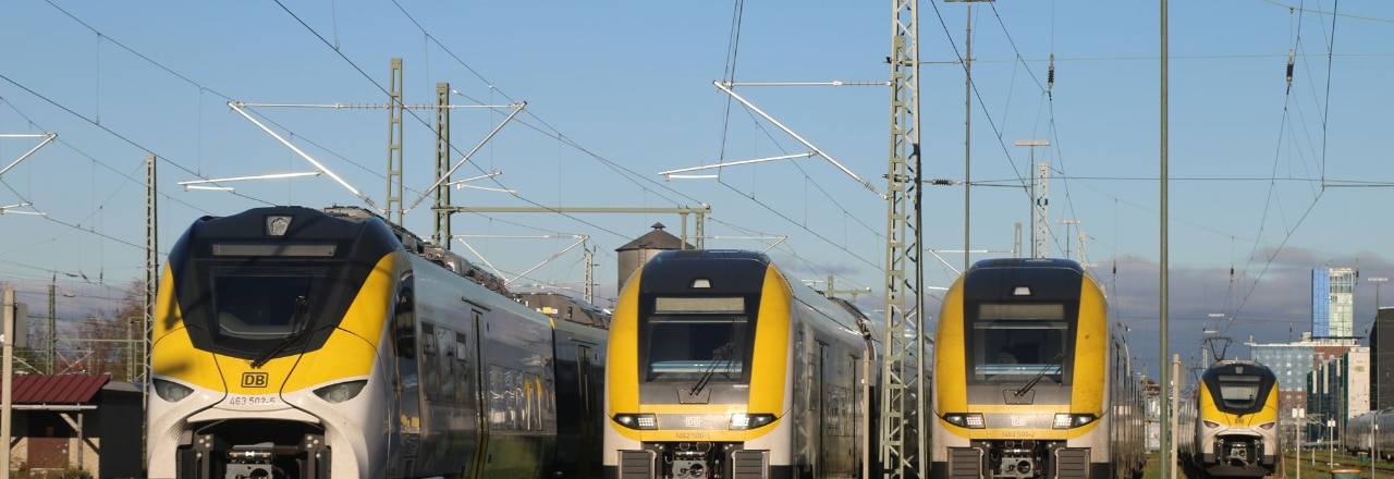 3 Züge der DB Regio im bw-Tarif