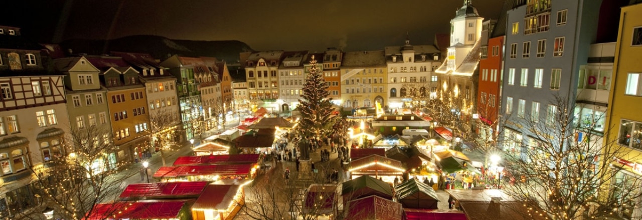 Weihnachtsmarkt Jena Rundblick