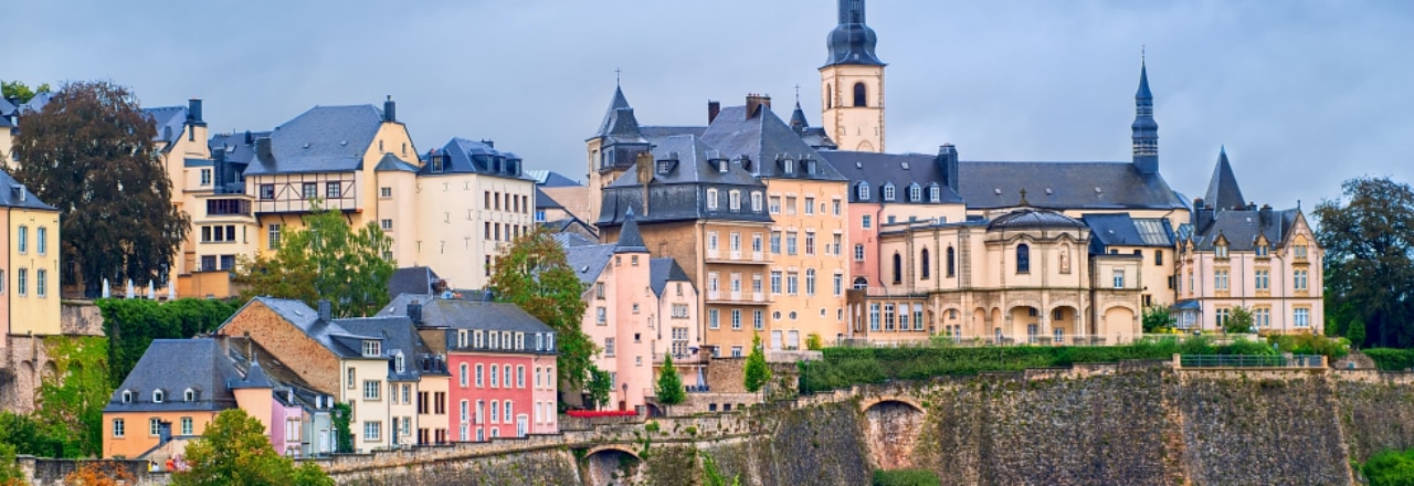 Blick über Luxemburg