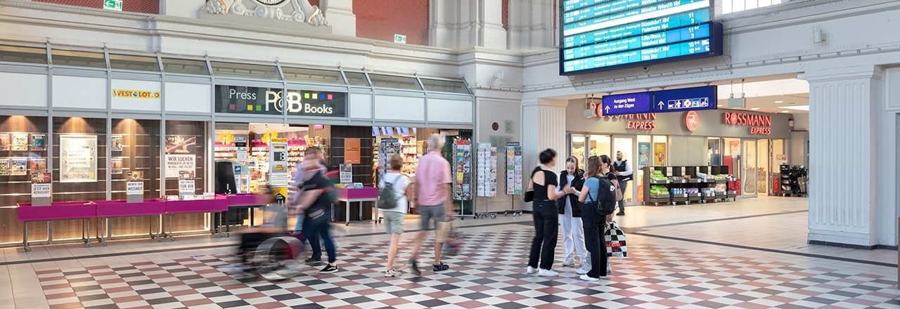 Hamm (Westf) Hauptbahnhof - Empfangshalle