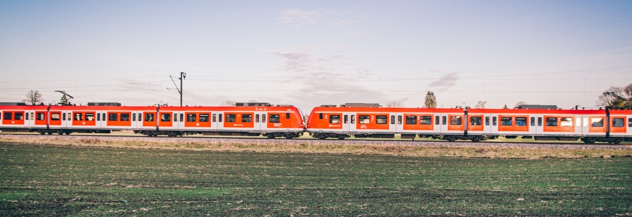 S-Bahn-Fahrt im Grünen