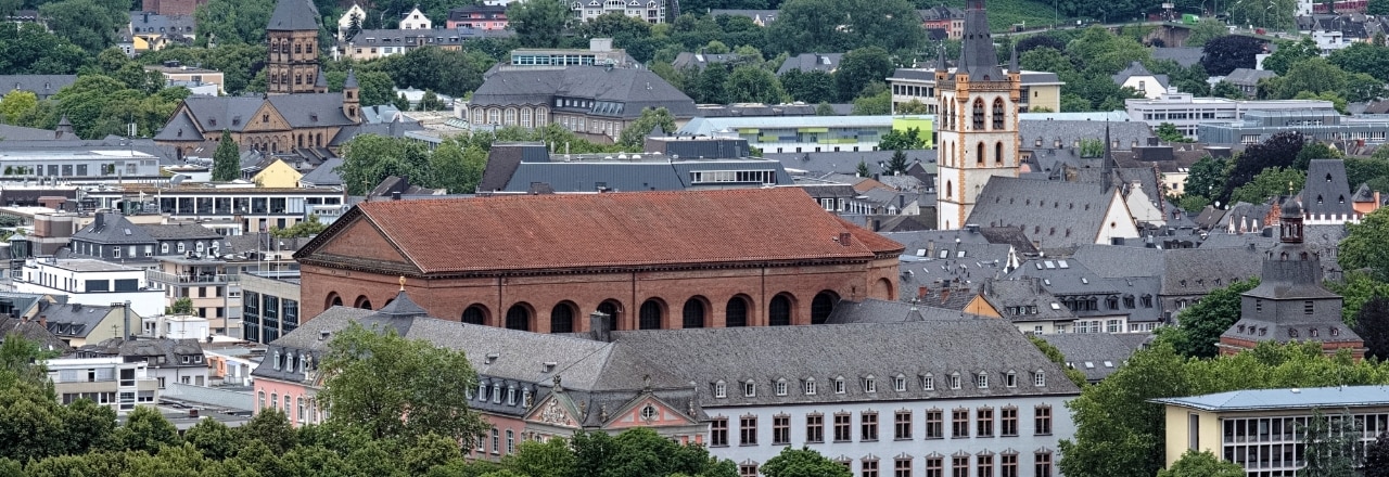 Konstantinbasilika in der Stadt Trier