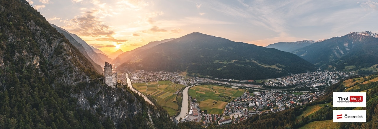 Landschaftspanorama, Tirol West, Österreich.