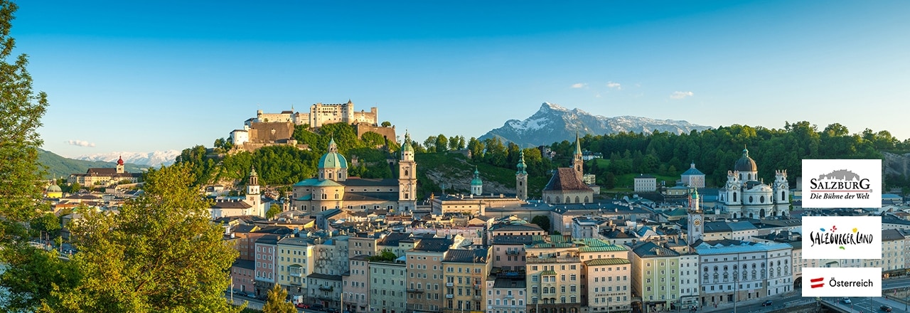 Stadtansicht von Salzburg, Österreich.