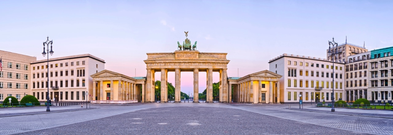 Berlin, Brandenburger Tor mit Quadriga