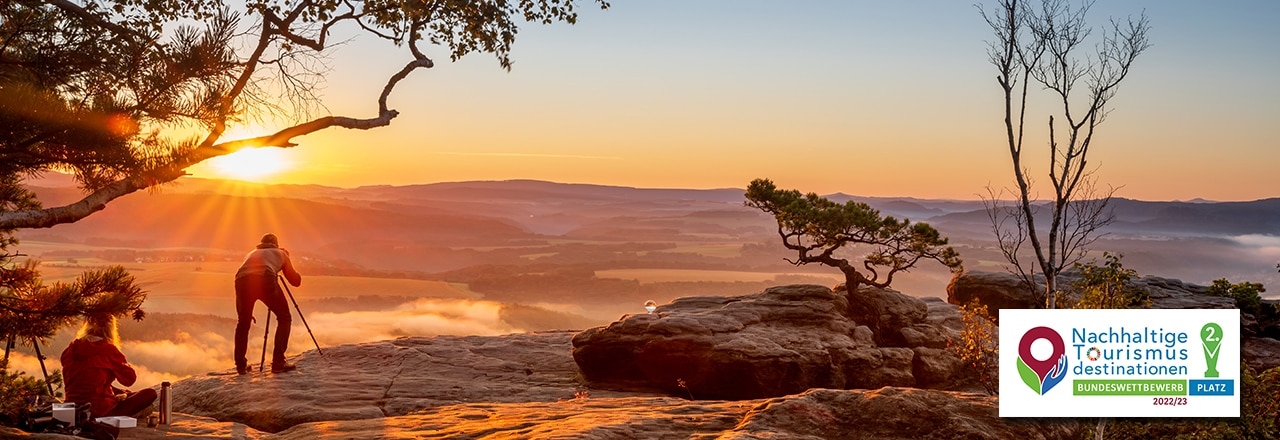 Sonnenaufgang Sächsische Schweiz