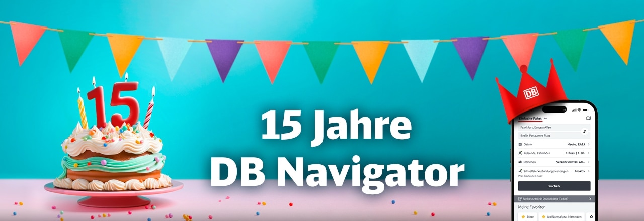 DB Navigator wird 15