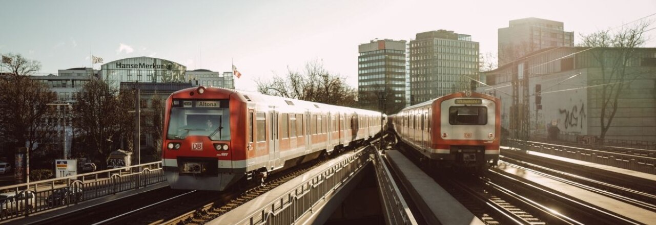 Züge der S-Bahn Hamburg