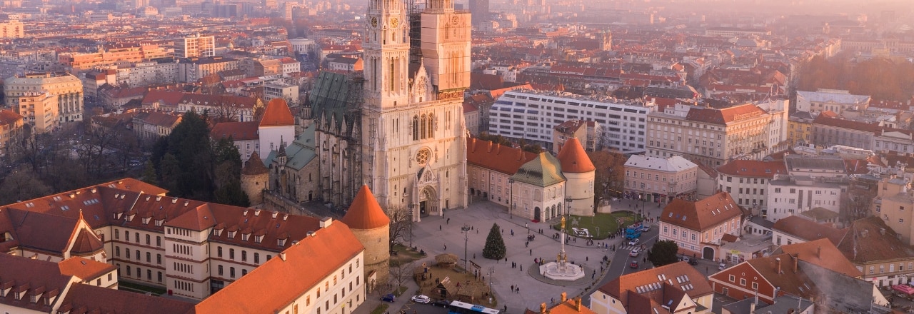 Zagreb von oben