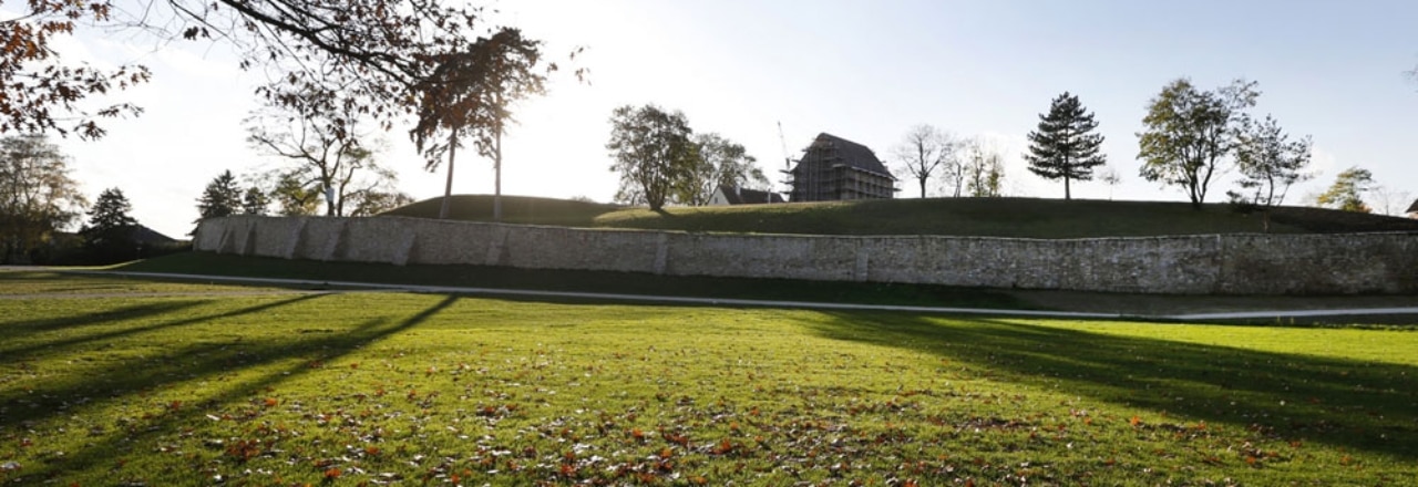 Klosterhügel mit Mauer 