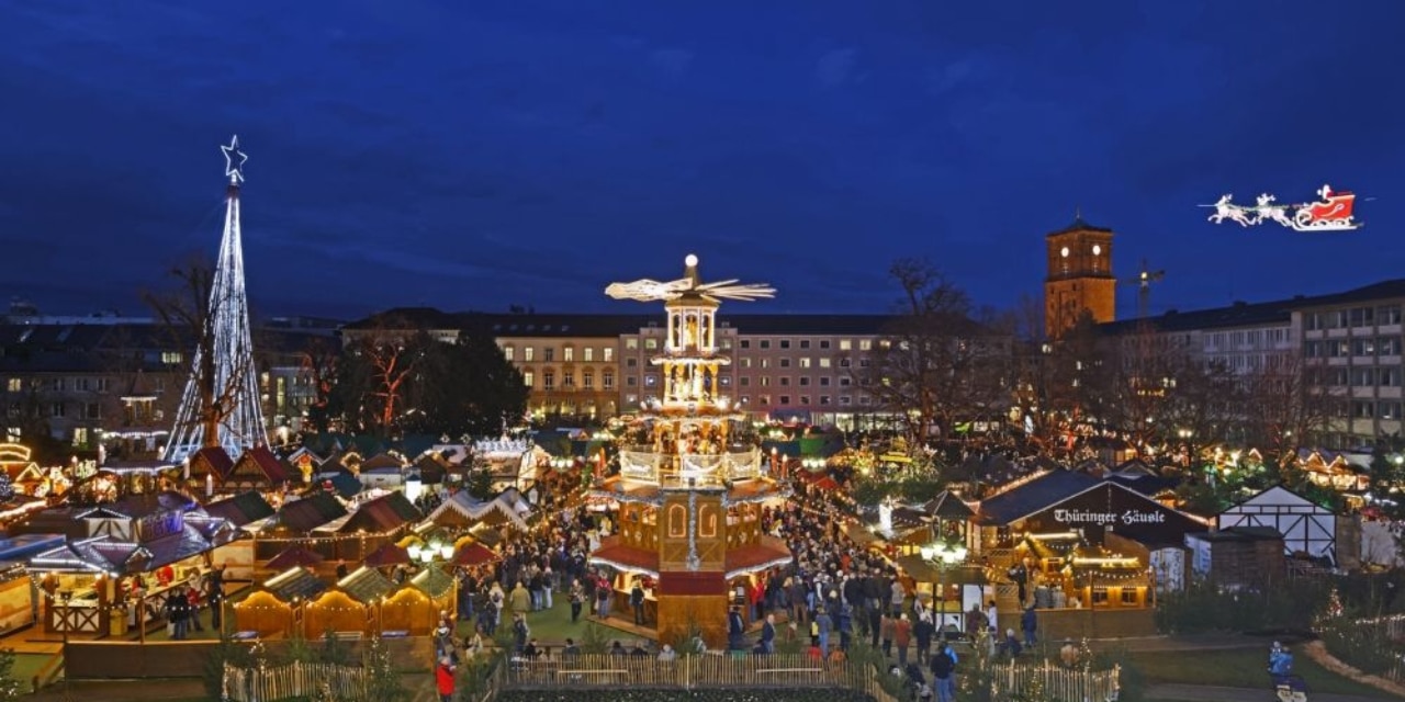 Weihnachtsmarkt Eiszeit Karlsruhe