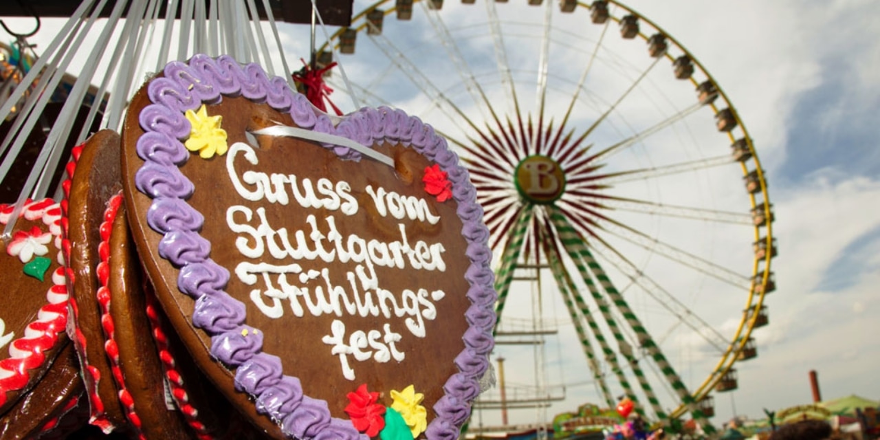 Riesenrad auf dem Stuttgarter Frühlingsfest