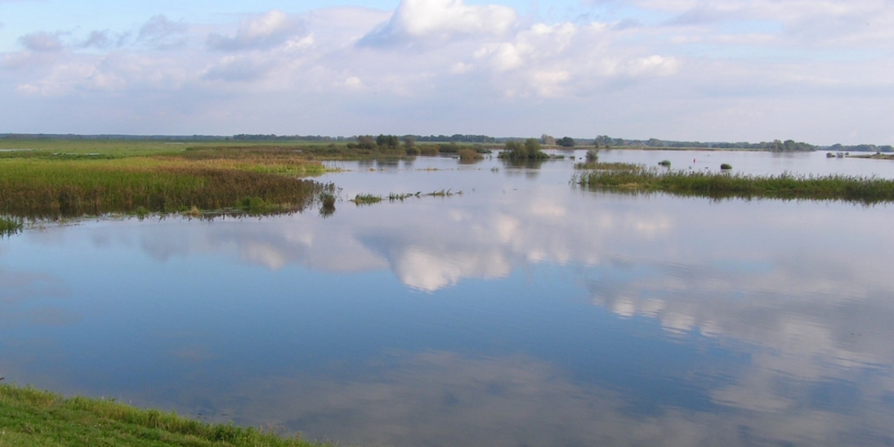 Wolkenspiegelung