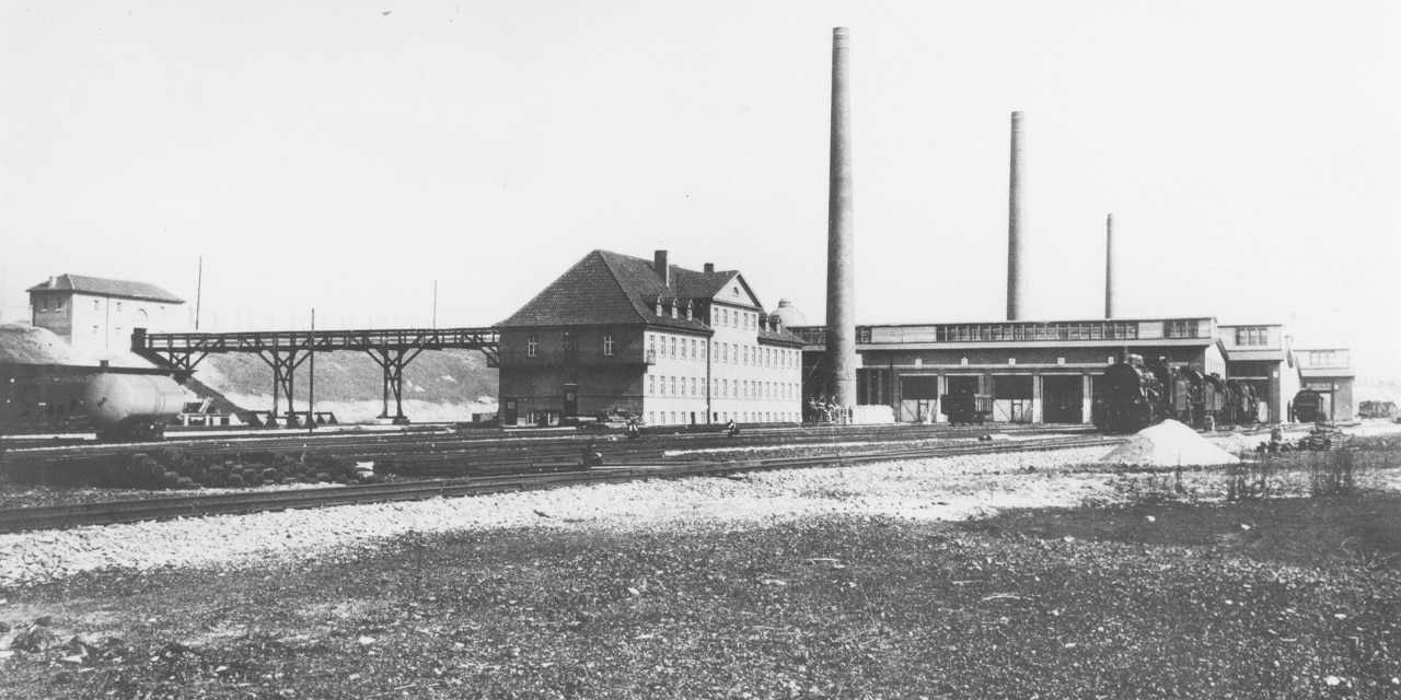 Bahnbetriebswerk Erfurt in den 20er Jahren