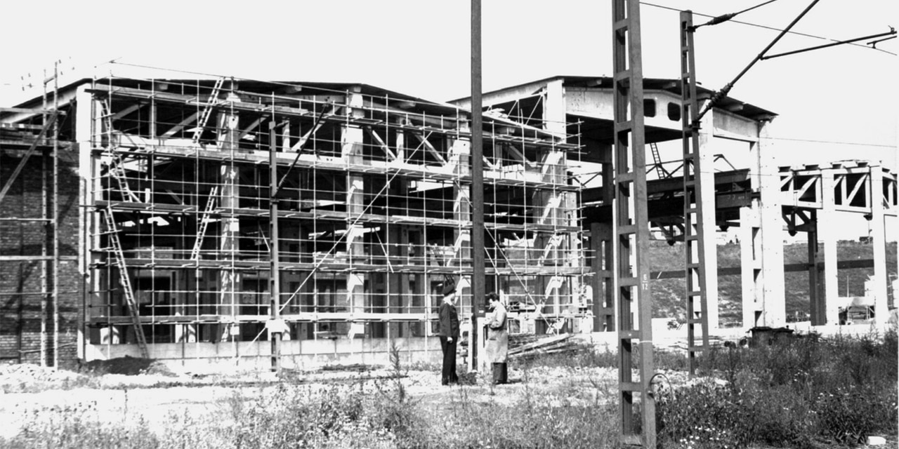 1969-70: Bau der neuen TE-Halle