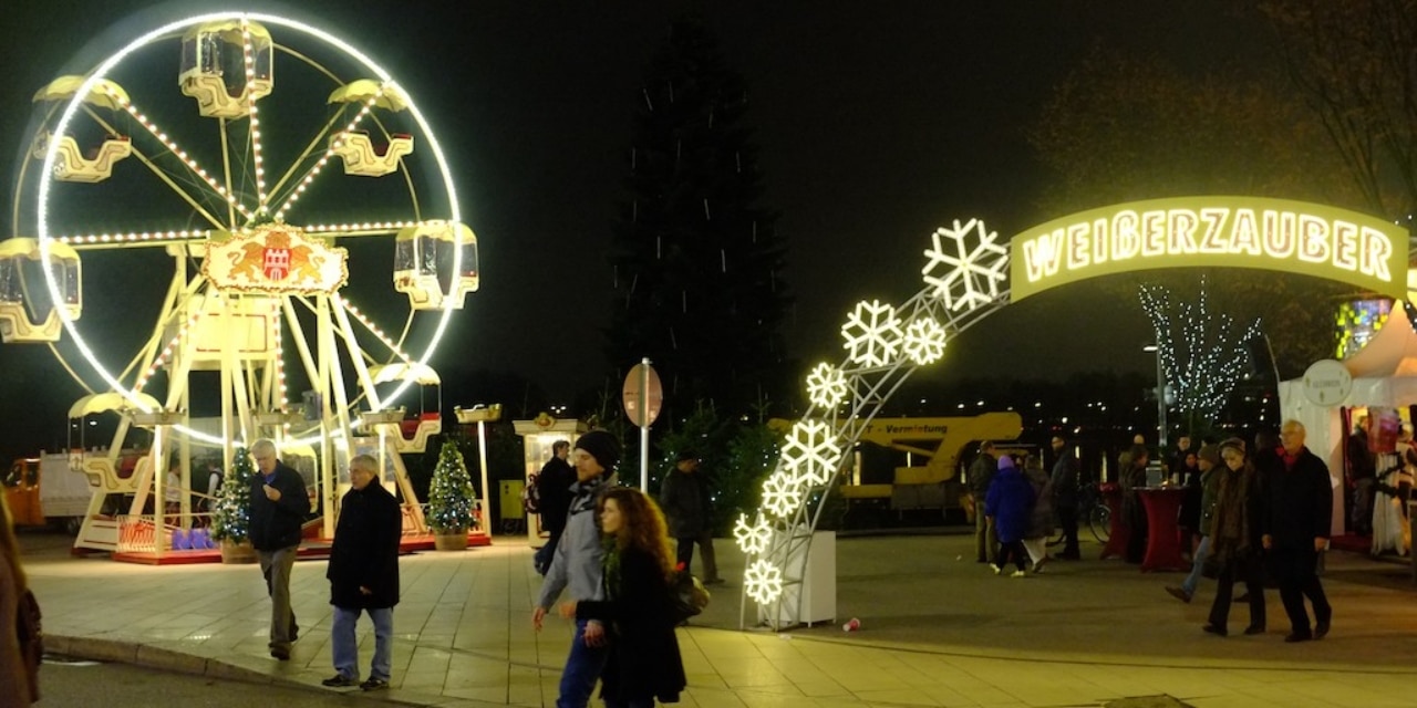 Weihnachtsmarkt Hamburg am Jungfernstieg 2024