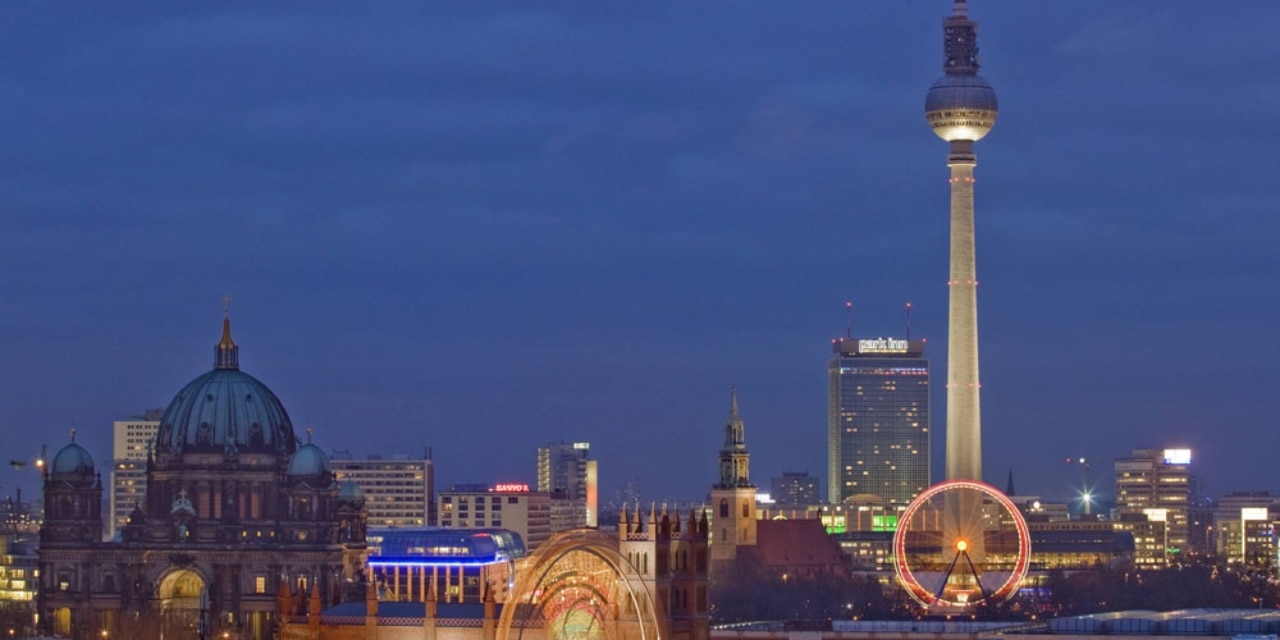 Weihnachtsmarkt auf dem Alexanderplatz, Berlin