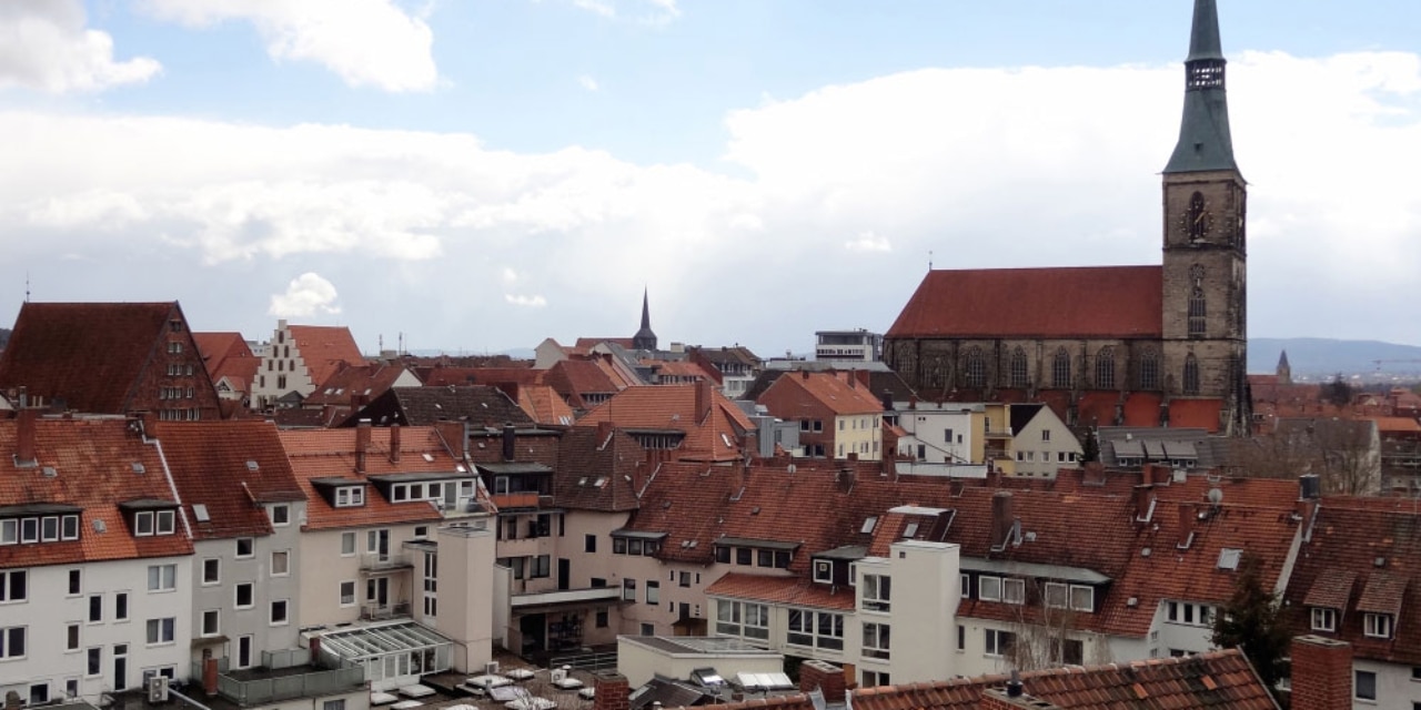 Blick über Hildesheim