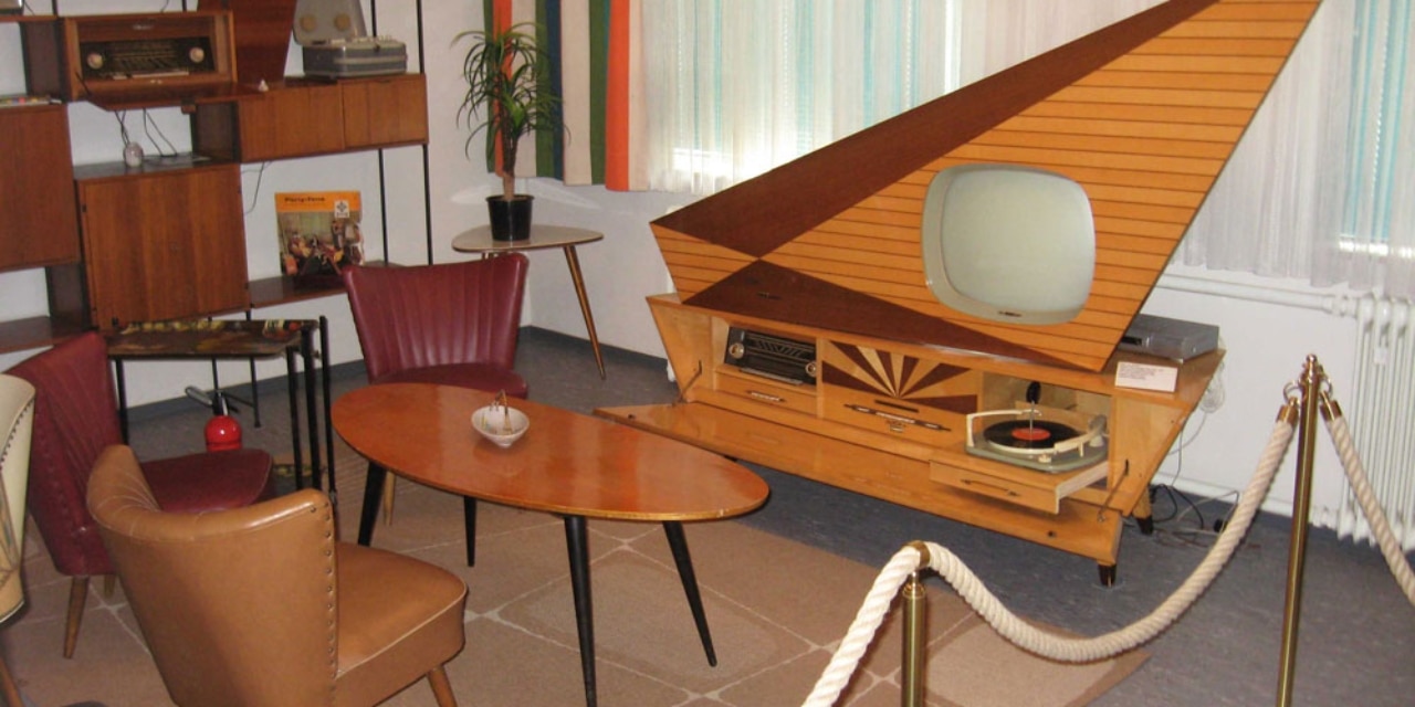 50er Jahre Wohnzimmer im Radiomuseum  Bad Laasphe