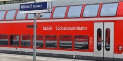 Zug der Suedostbayernbahn
