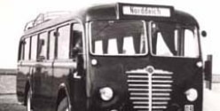 Bus 20er Jahre in Norddeich Mole