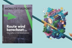 Mobilitätsreport Route wird berechnet