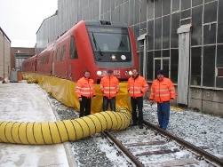 Abtauschürze am VT 612 im Jahr 2012
