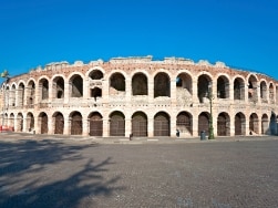 Arena of verona, ancient roman amphitheatre. italy 