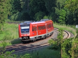 Der 612 167 der DB Regio 