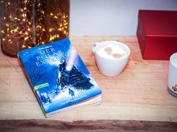 Das Buch "Der Polar Express" liegt auf einem Tisch