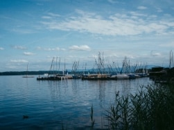 Blick auf den Starnberger See von Tutzing aus