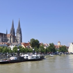 Der historische Stadtkern Regensburgs