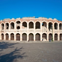 Arena of verona, ancient roman amphitheatre. italy 