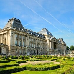 The Royal Palace in center of Brussels