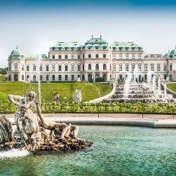 Das Schloss Belvedere in Wien 
