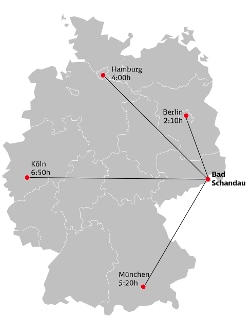 Anreise in den Nationalpark Sächsische Schweiz