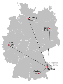 Anreise in den Nationalpark Bayerischer Wald