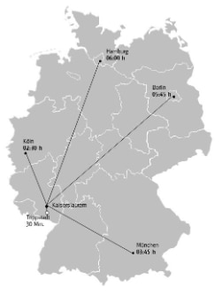 Karte Anreise Pfälzerwald
