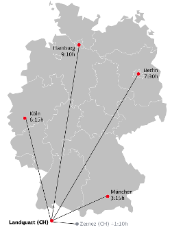 Anreise zum Schweizerischen Nationalpark