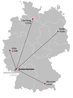 Anreise in das Biosphärenreservat Pfälzerwald