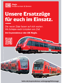 Unsere Ersatzzüge für euch im Einsatz
