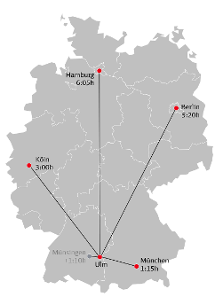 Anreise zum Biosphärengebiet Schwäbische Alb