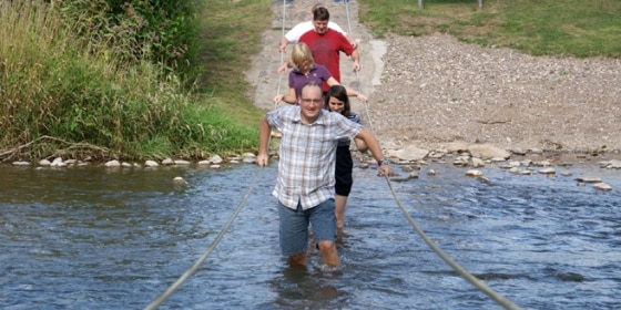 Barfußpfad, Furt