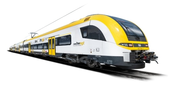 Der Siemens Desiro HC als Regionalexpress unterwegs