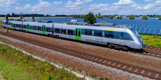 Zug der S-Bahn Mitteldeutschland