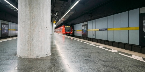 S-Bahnhof Rosenheimer Platz während der Modernisierung