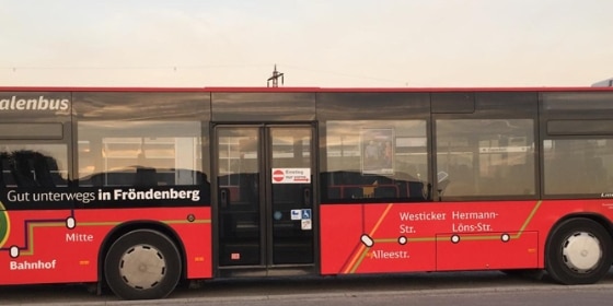 Westfalenbus Fröndenberg Seitenansicht